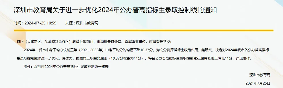 逆袭中考？深圳2025降分政策抢先知...