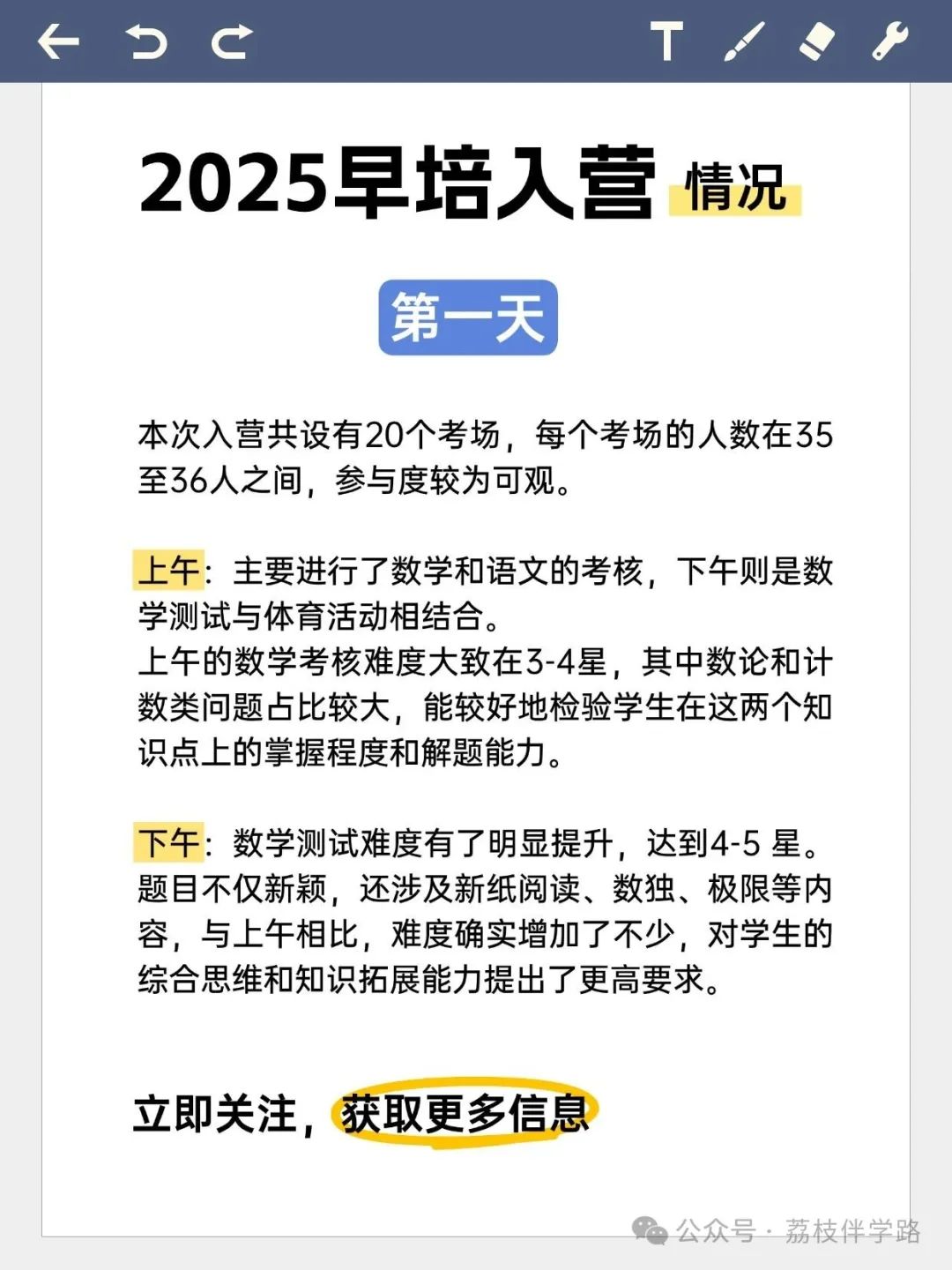 2025人大附早培入营考了什么？